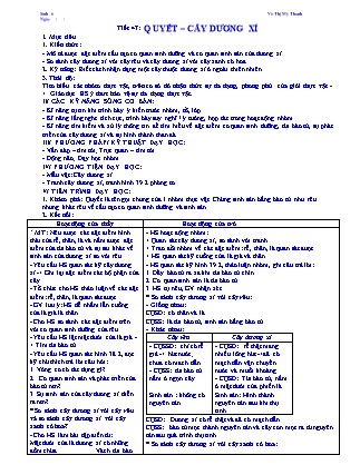 Giáo án Sinh học Lớp 6 - Tiết 47: Quyết – Cây dương xỉ - Võ Thị Mỹ Thanh