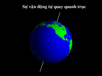 Bài giảng Địa lý 6 - Bài 8: Sự chuyển động của Trái Đất quanh Mặt Trời (Bản đẹp)