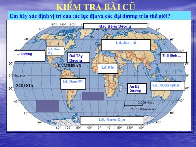 Bài giảng Địa lý Lớp 6 - Tiết 14: Tác động của nội lực và ngoại lực trong việc hình thành địa hình bề mặt Trái Đất