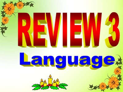 Bài giảng Tiếng Anh Lớp 6 - Review 3: Language