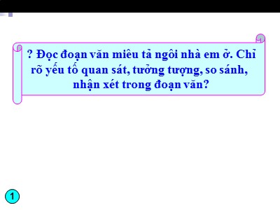 Bài giảng môn Ngữ văn Lớp 6 - Bài 22: Nhân hóa