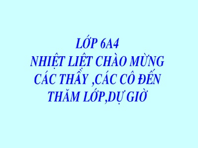 Bài giảng môn Số học Lớp 6 - Bài 9: Thứ tự thực hiện các phép tính