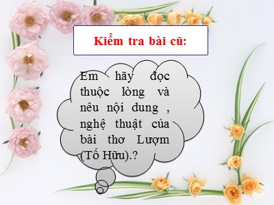 Bài giảng Ngữ văn Lớp 6 - Tiết 103: Văn bản Cô Tô (Nguyễn Tuân)