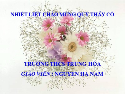 Bài giảng Ngữ văn Lớp 6 - Tiết 57: Chỉ từ - Nguyễn Hà Nam