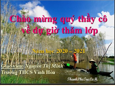 Bài giảng Ngữ văn Lớp 6 - Tiết 78: So sánh - Năm học 2020-2021 - Nguyễn Thị Minh