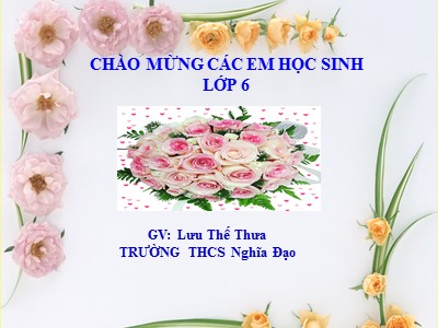Bài giảng Ngữ văn Lớp 6 - Tiết 86: Tiếng Việt - So sánh (Tiếp theo) - Lưu Thế Thưa