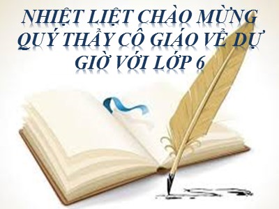 Bài giảng Số học 6 - Bài 17: Ước chung lớn nhất