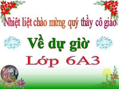 Bài giảng Số học Lớp 6 - Tiết 18: Tính chất chia hết của một tổng