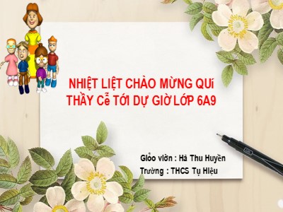 Bài giảng Số học Lớp 6 - Tiết 24: Ước và bội - Hà Thu Huyền