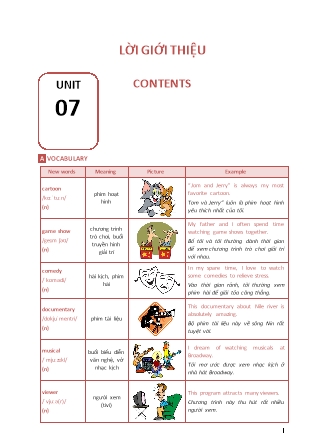 Luyện chuyên sâu Ngữ pháp và Bài tập Tiếng Anh 6 - Tập 2 - Unit 7: Contents - Tống Ngọc Huyền