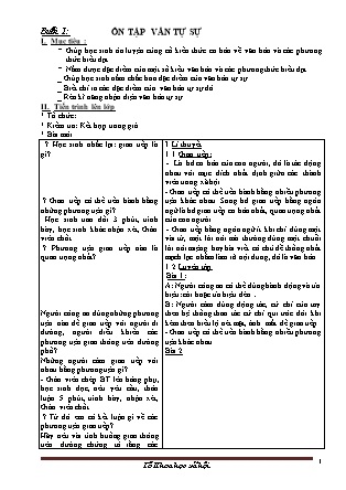 Giáo án Ngữ văn Lớp 6 - Tuần 1-30