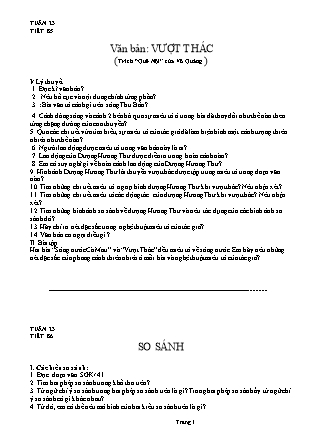 Giáo án môn Ngữ văn Lớp 6 - Tiết 85-88