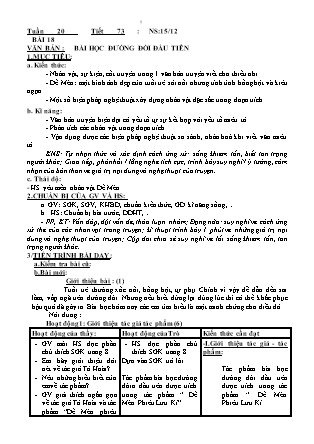 Giáo án Ngữ văn Lớp 6 - Chương trình học kì II (Bản hay)