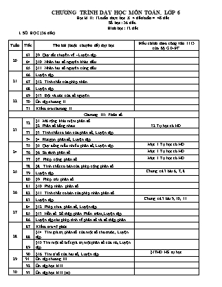 Giáo án Hình học Lớp 6 - Bài 6: Tia phân giác của một góc. Luyện tập