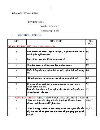 Giáo án Ngữ văn Lớp 11 - Chương trình học kì 2