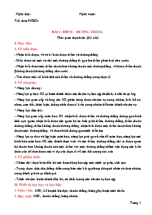 Giáo án Toán Khối 6 (Sách Chân trời sáng tạo) - Chương 8