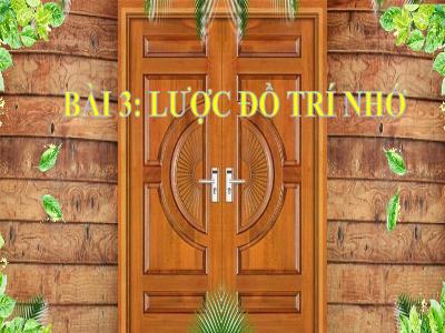 Bài giảng Lịch sử và Địa lí 6 (phần Địa lí) - Bài 3: Lược đồ trí nhớ - Trường THCS Xương Giang (Cánh diều)