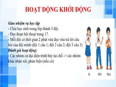 Bài giảng Tin học Lớp 6 (Kết nối tri thức với cuộc sống) - Chủ đề 2: Mạng máy tính và Internet - Bài 4: Mạng máy tính