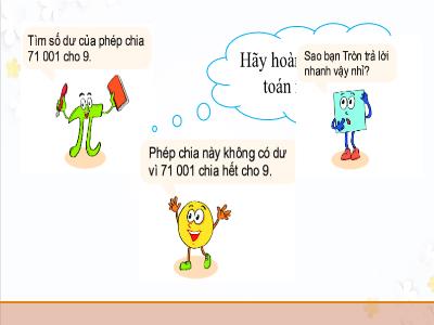 Bài giảng Toán 6 (Kết nối tri thức) - Bài 9: Dấu hiệu chia hết - Trương Đức Đệ