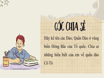 Bài giảng Toán 6 (Kết nối tri thức) - Văn bản: Cô Tô (Nguyễn Tuân) - Nguyễn Thị Thu Hương